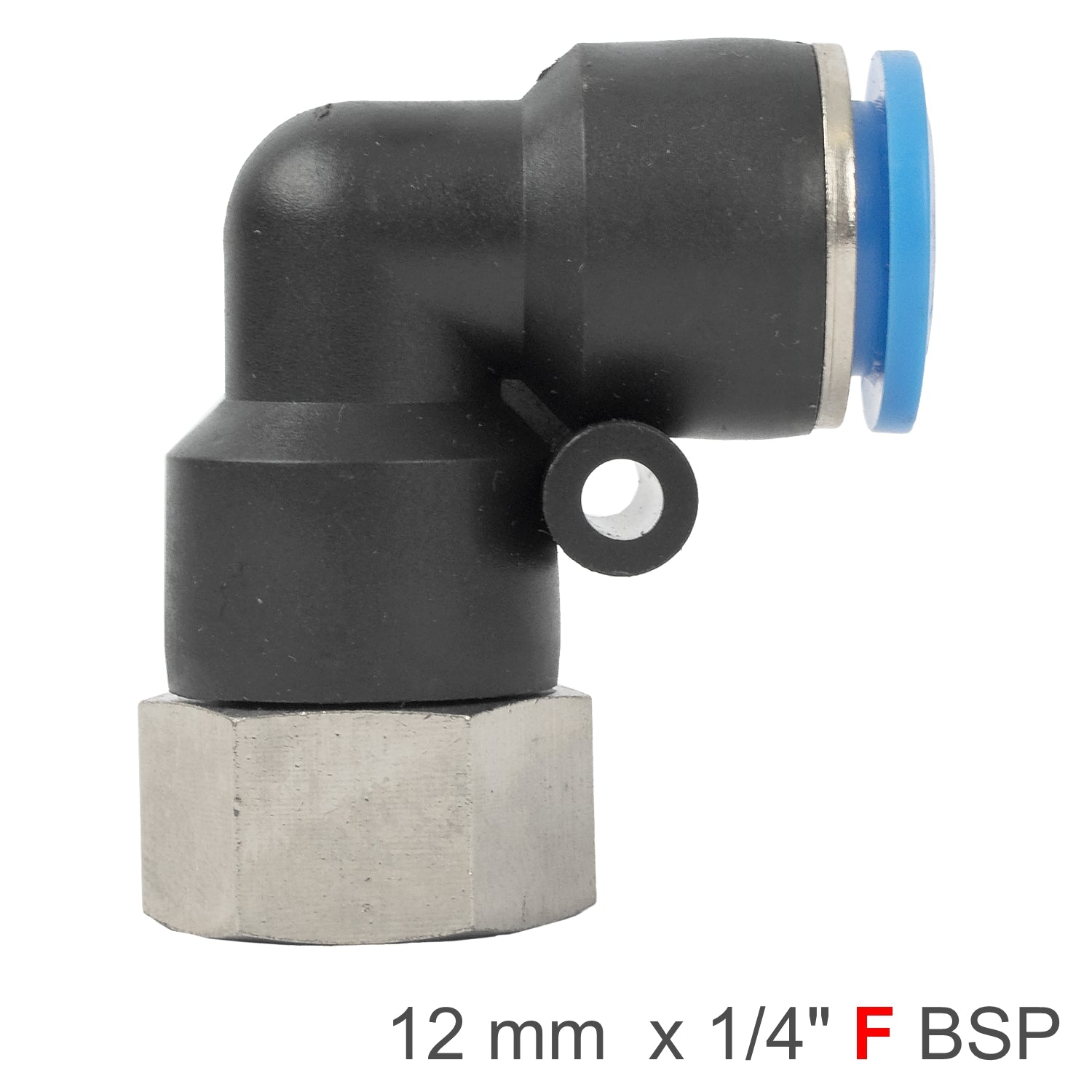 Pu Hose Fitting Elbow 12 Mm 1/4 F