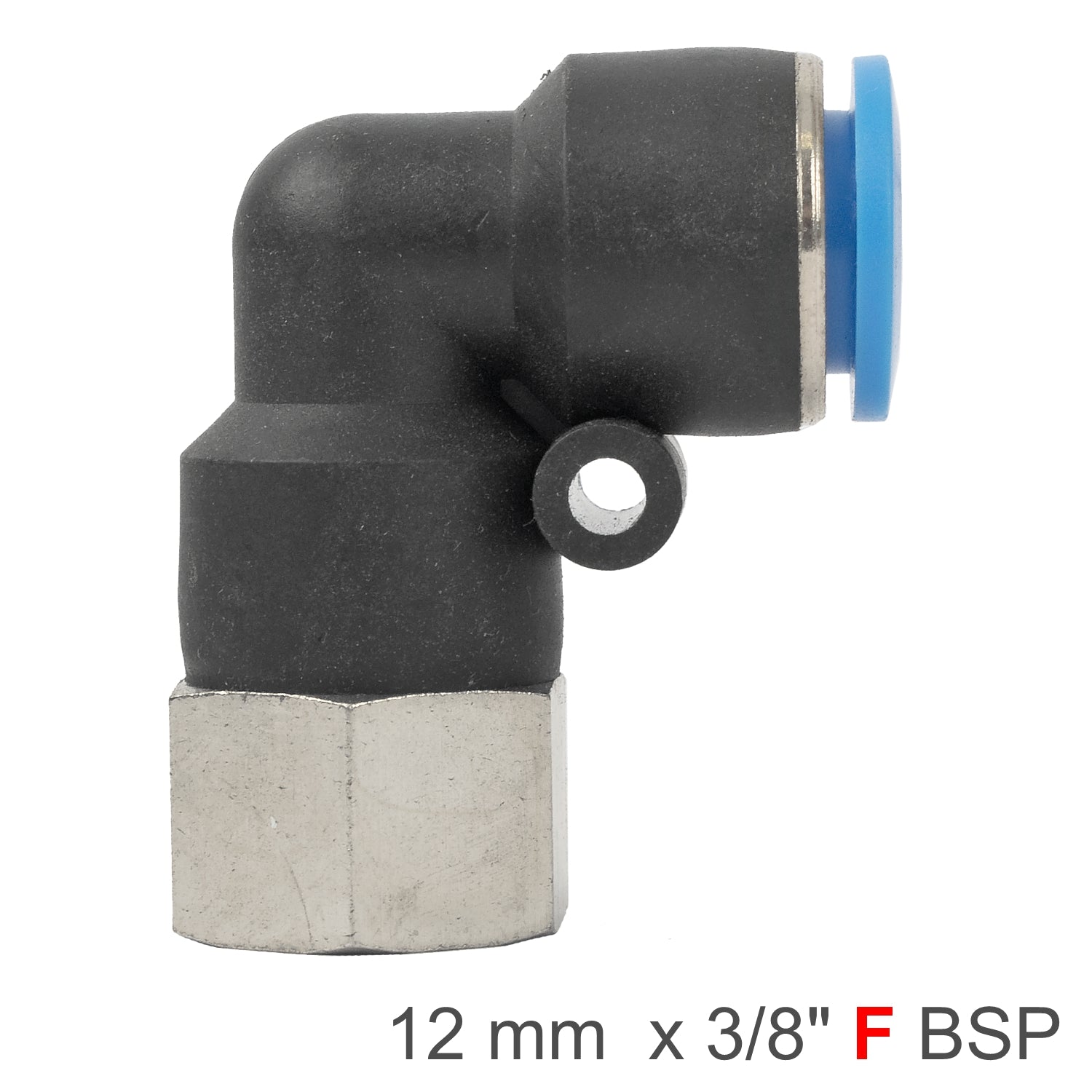 Pu Hose Fitting Elbow 12 Mm 3/8 F