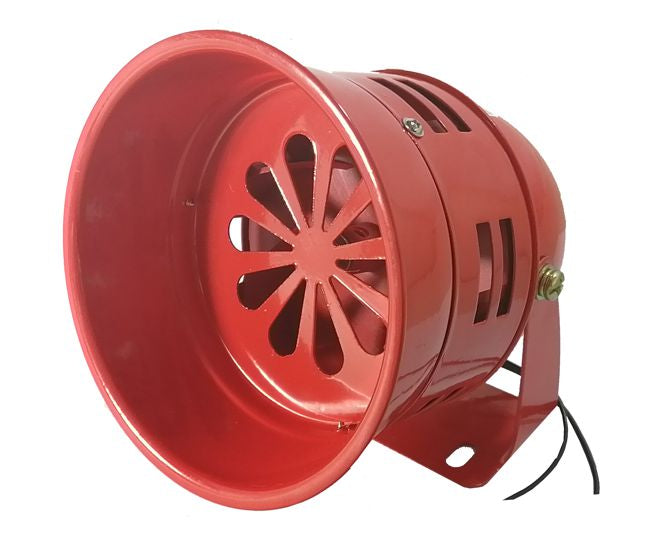 Siren Motor Metal 220 Vac Ip55 Red Sr Ms290 M