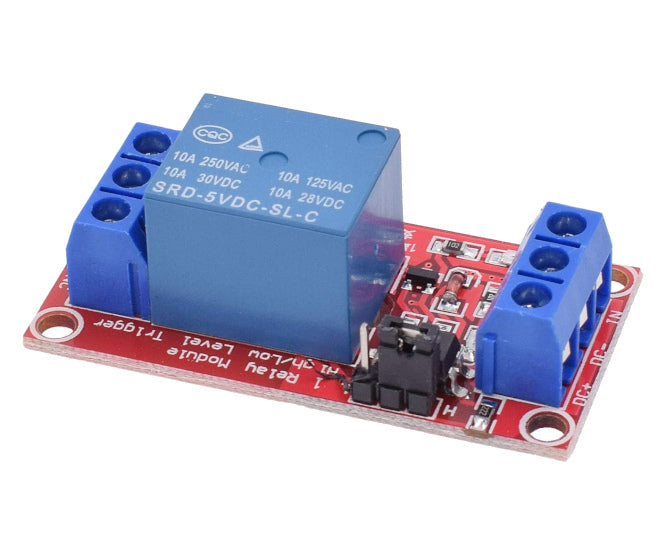 5 V 10 A 1 Ch Relay Board With Optocoupler & Terminals 240295