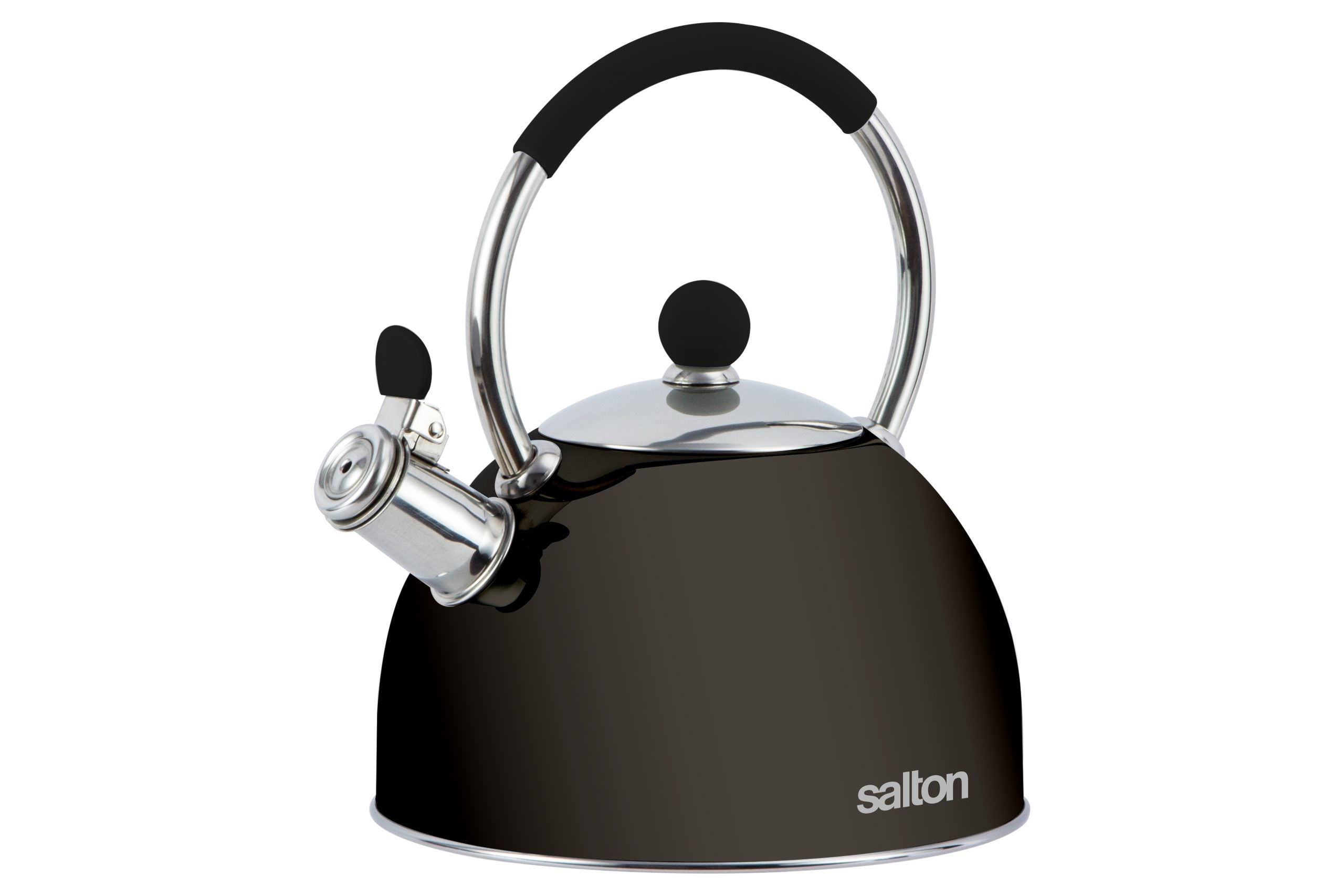 Salton Whistling Stove Top Kettle Black