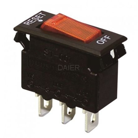 Miniature Illuminated Circuit Breaker 15 A St 001 L 15 A