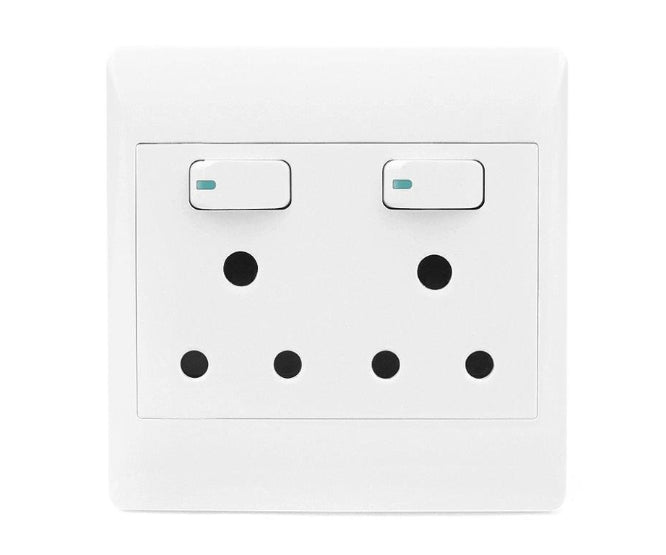 I-Wall Mains Socket Double 16 A 4x4 Sti 1080