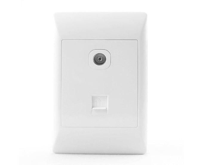 I-Tv Socket kanye ne-Rj45 Ikhompiyutha Socket Sti 1290