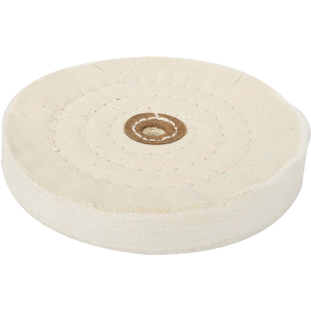 Buffing Pad Medium 150 Mm To Fit 12.5 Mm Arbor/Spindle White