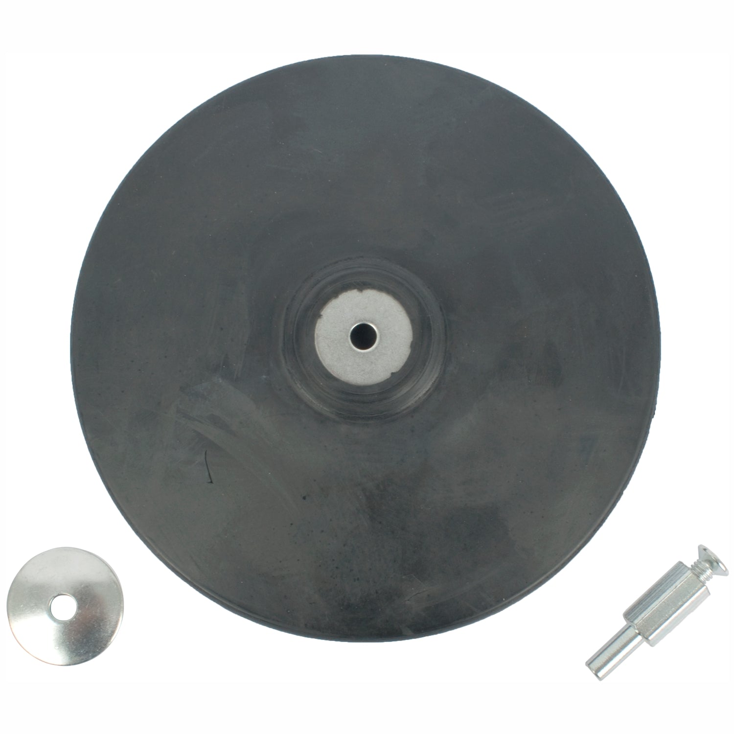 Backing Pad Rubber 150 Mm W/Arbor