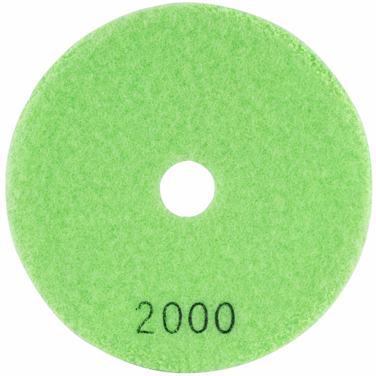 100 Mm Diamond Wet Polishing Pad 2000 Grit Lime Green