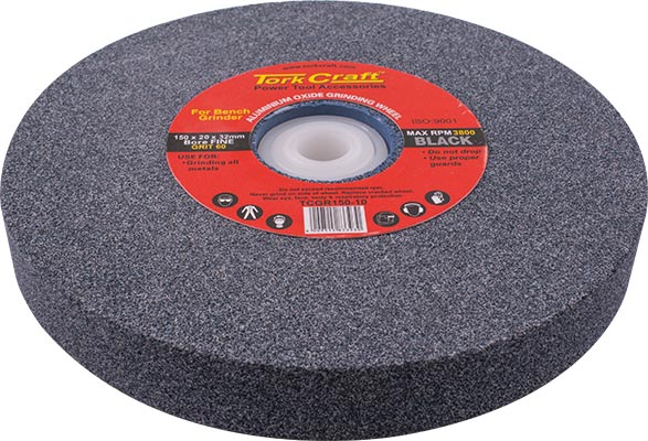 Grinding Wheel 150 X20 X32 Mm Bore 60 Gr W/Bushes For B/G Black