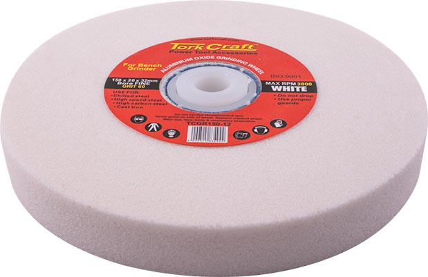 Grinding Wheel 150 X20 X32 Mm Bore 60 Gr W/Bushes For B/G White