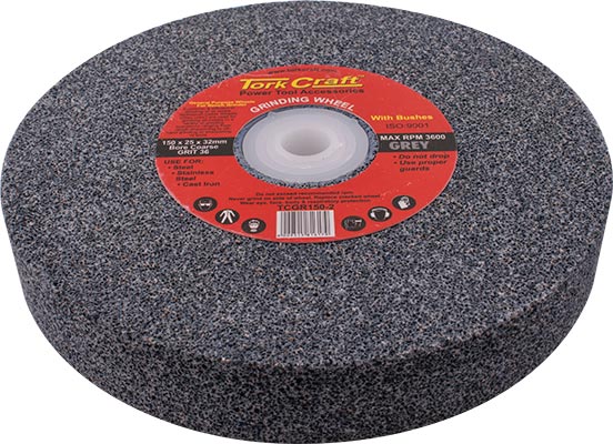 Grinding Wheel 150 X25 X32 Mm Bore Coarse 36 Gr W/Bushes For Bench Grinder