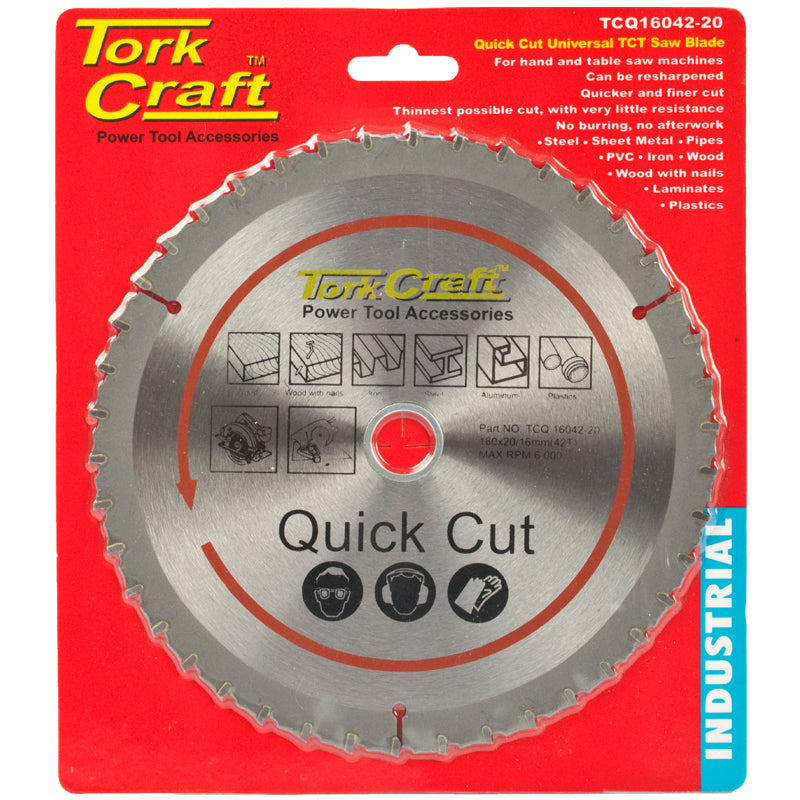 Universal Quick Cut Tct Blade 160 X42 T 20 16