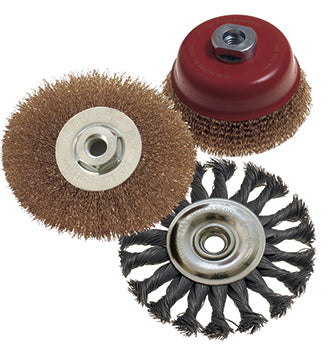 Wire Brush Set 3 Pce 100 Mm Twist Knot Wheel