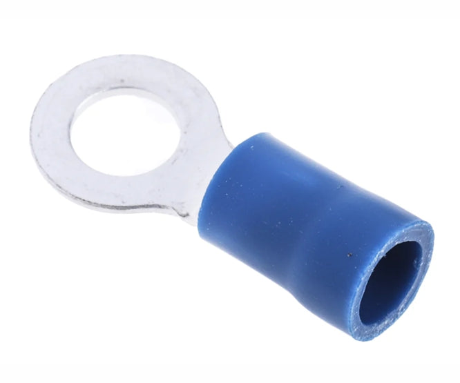 Terminal Pre Ins Ring Lug 2.5 X 6.4mm Blue Rv2 6 S Blue