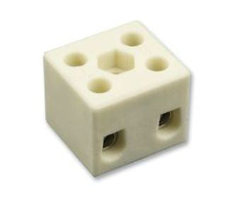 2 W In Line 15 A Ceramic Terminal Block P/Mnt 2 1602 2/St