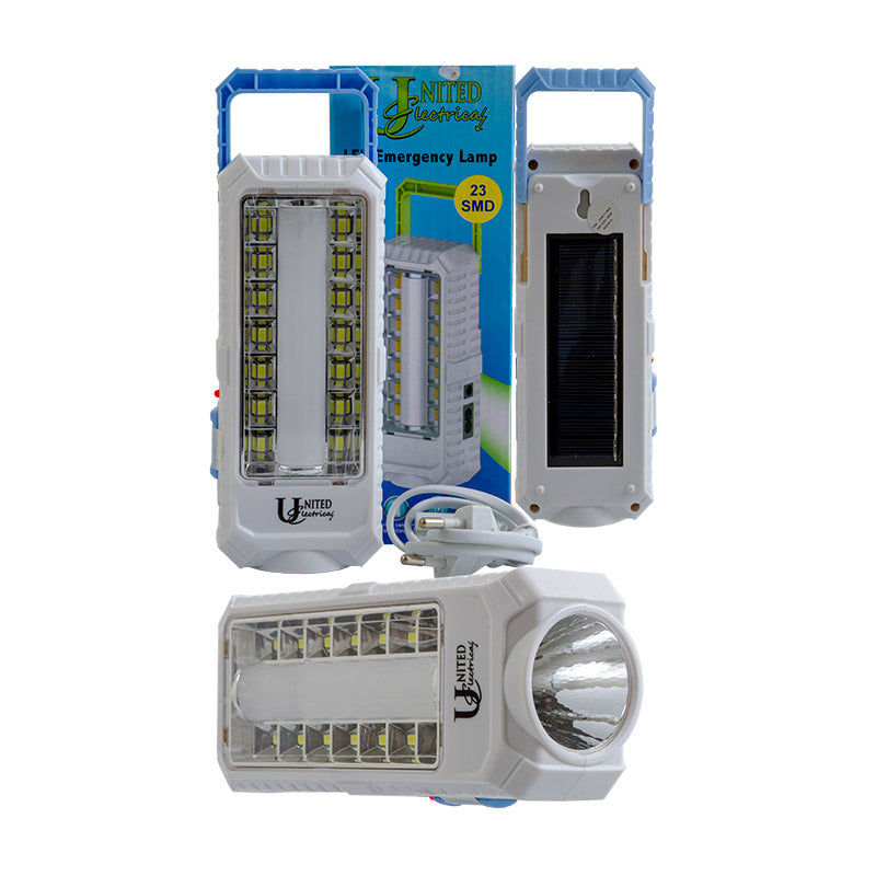 United Emergency Light 23 Smd Led Solar Interface