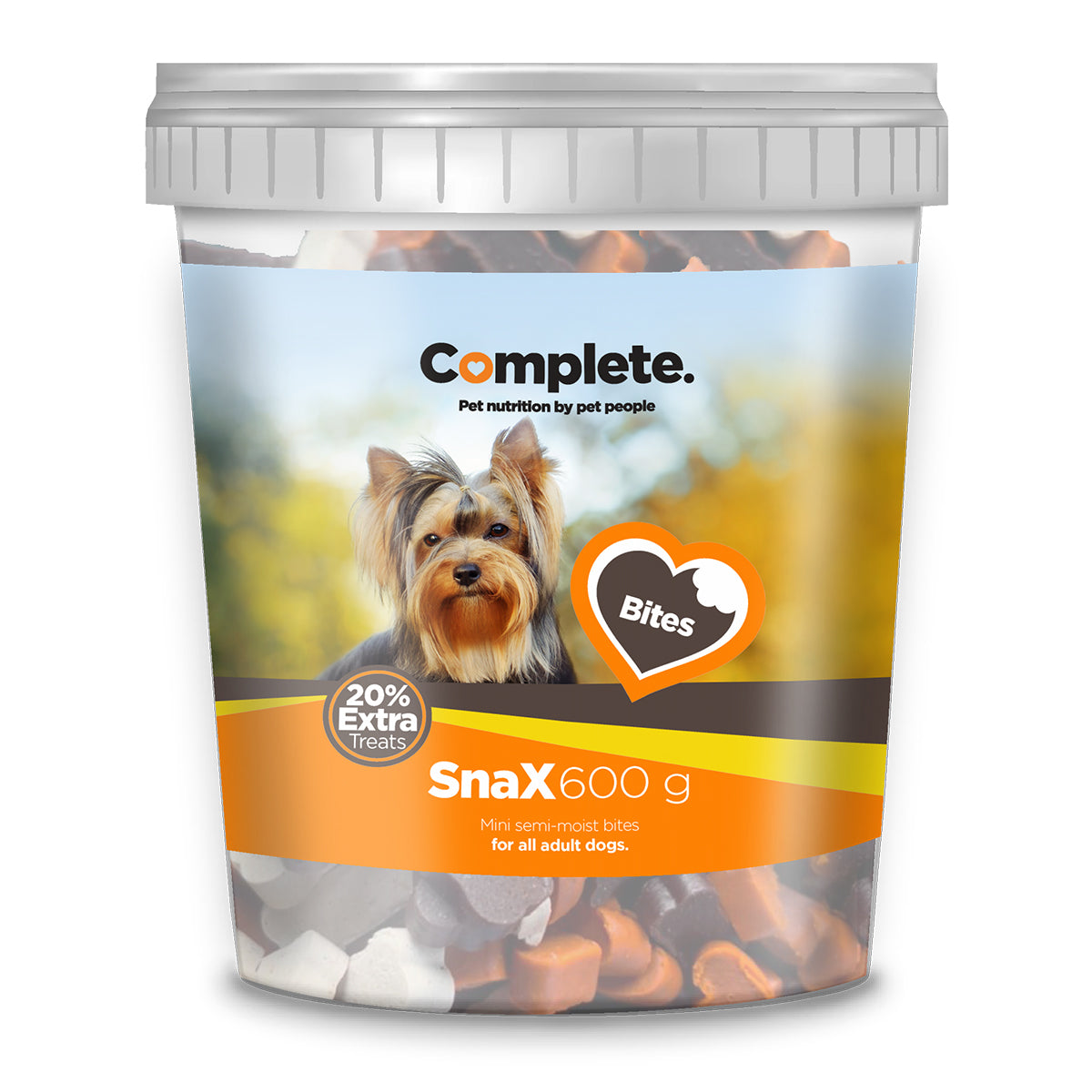 Complete Snax Bones & Hearts Bites Semi Moist 600 G