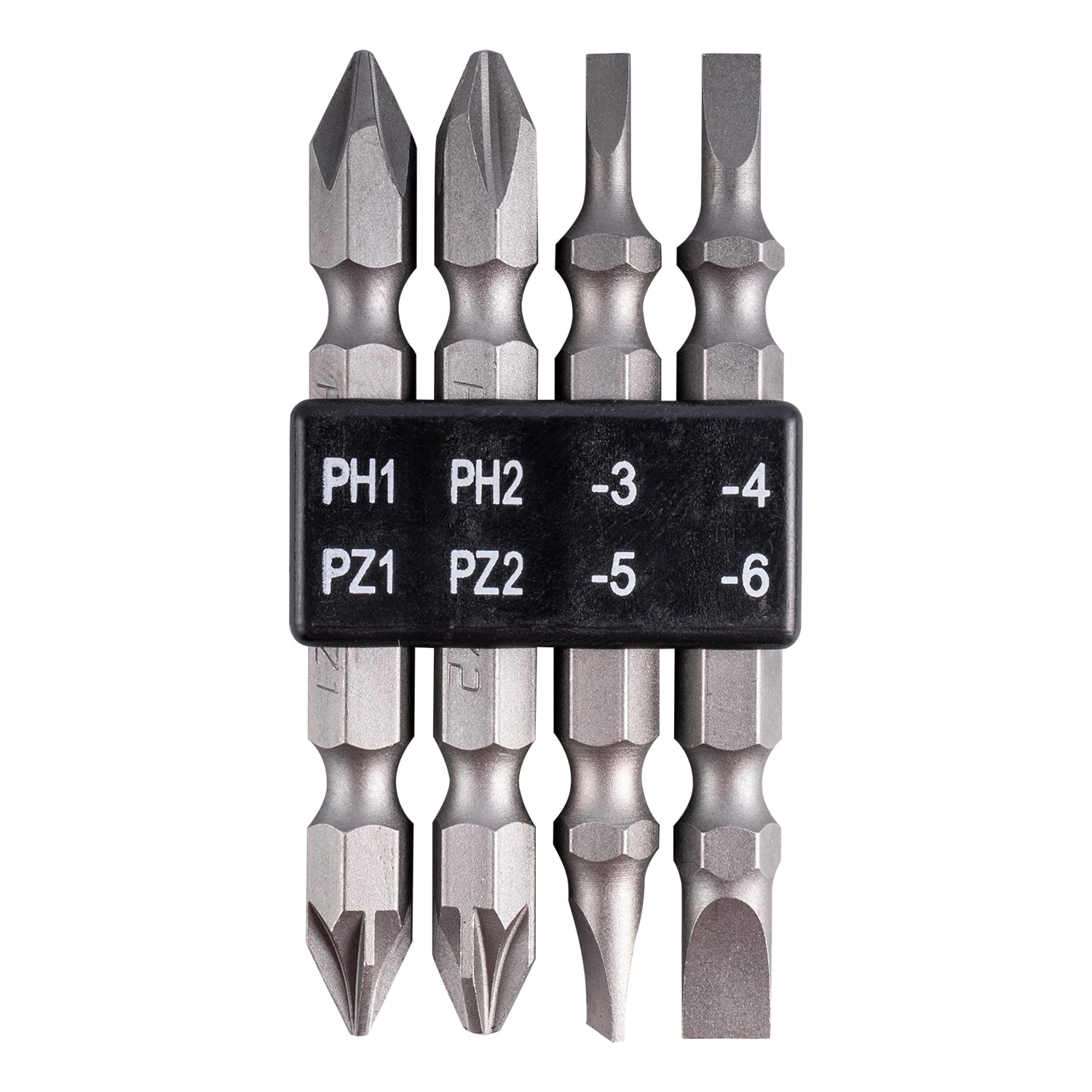 4 Pc 65 Mm Double End Bit Set Pz/Ph/Sl