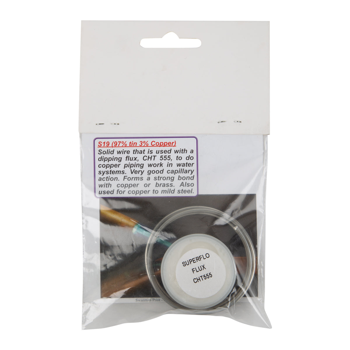 Solder Wire 15 G 97/3 & Flux Diy Kit