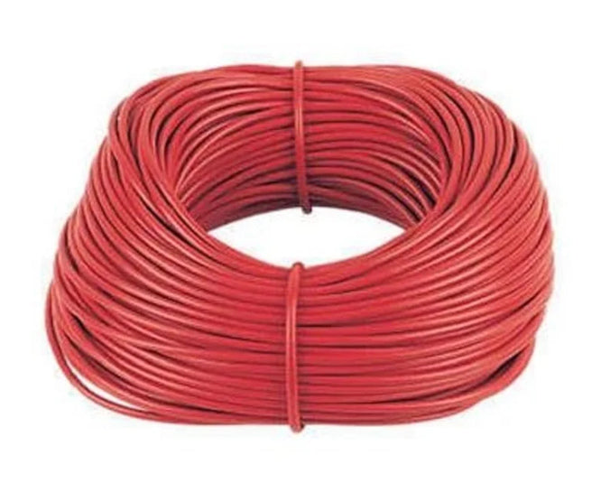 Wire M/S Csa=0.2 O=1.4 Red 100m/Roll Ul1007 Str Awg24 Rd