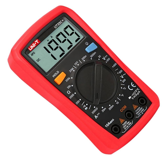 I-Multimeter Ephethwe Ngesandla / Dmm 3 1/2 Digits Ut33 C+