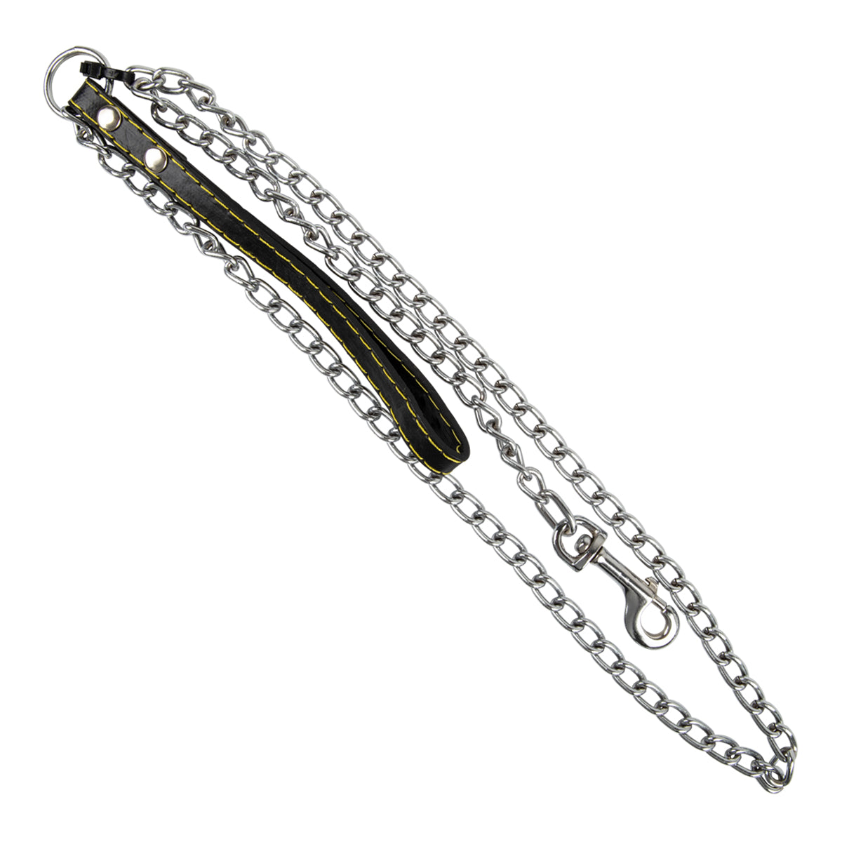 Complete Lead Chain Leather Handle 2 Mm X 1200 Mm