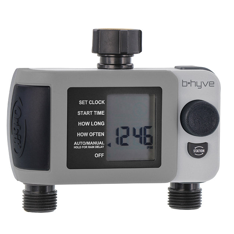 Orbit B Hyve Bluetooth Hose Tap Timer 2 Port