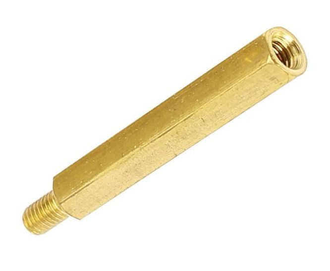 Brass Metal Spacer Mal Fem M3x15x8mm 210177