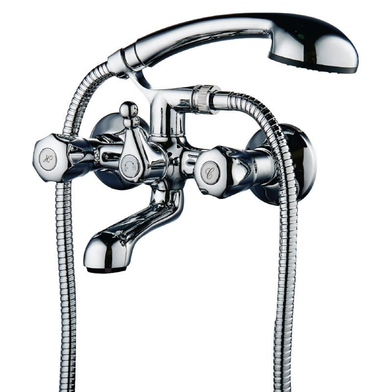 Tap Visto Bath Mixer Wall Type With Handshower