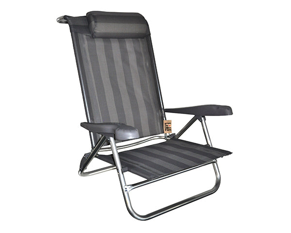 Basecamp Beach Chair Recliner With Pillow