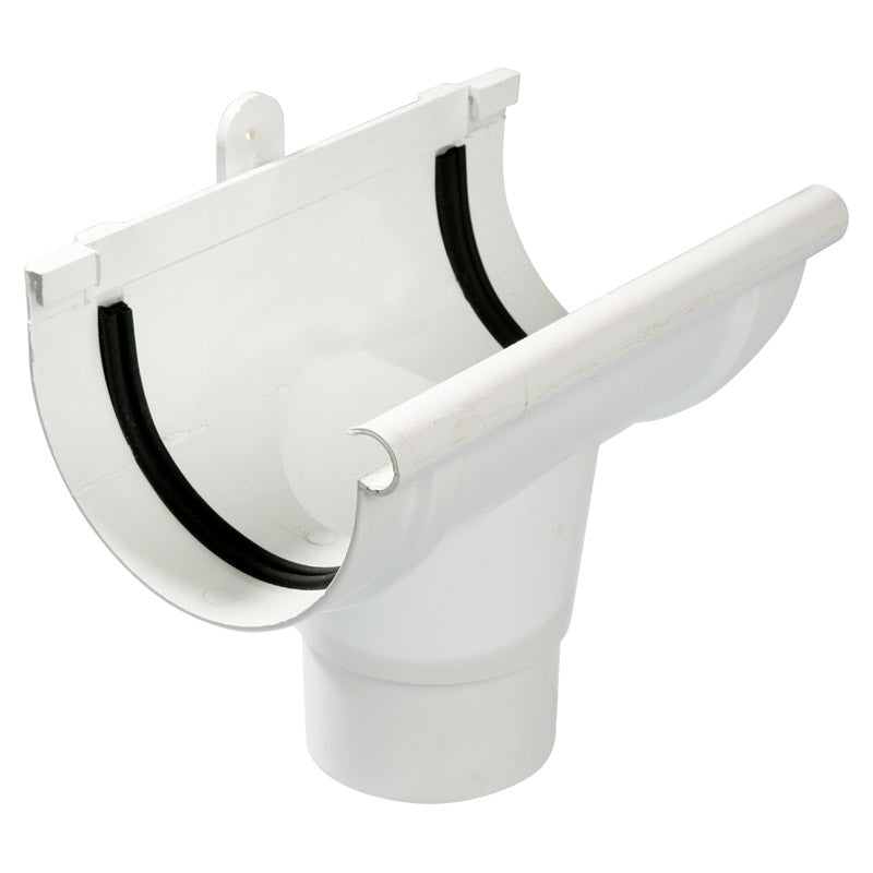 Pvc Gutter Half Round Outlet Round