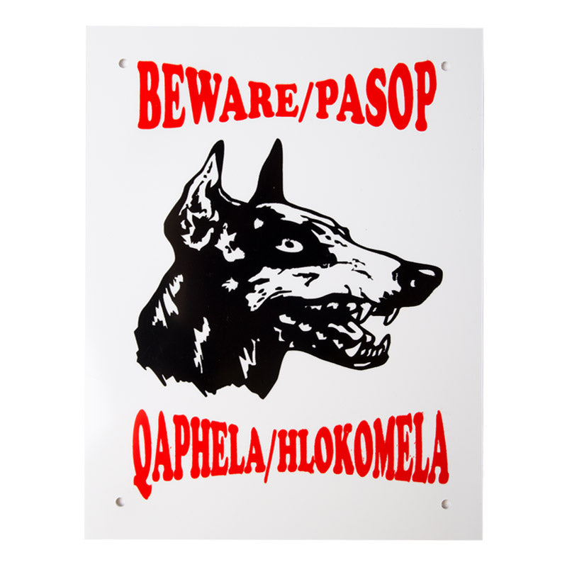 Complete Sign Beware Doberman