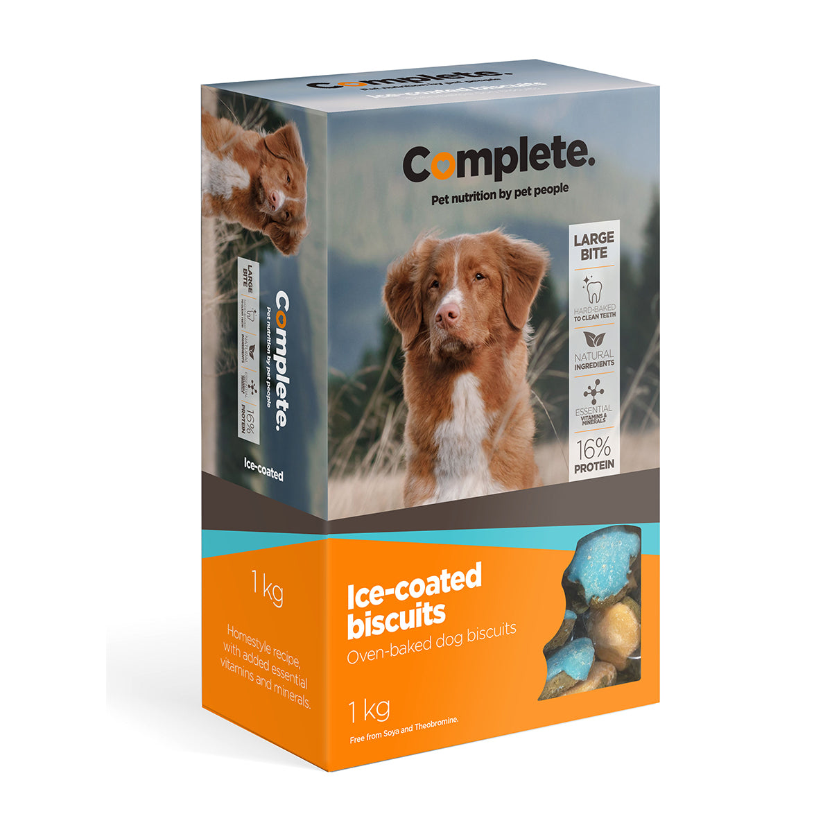 Complete Dog Biscuits Snack A Chew Iced Lrg 1 Kg