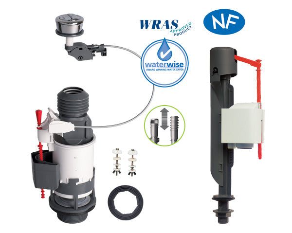 Wirquin Mechanism C/C Dual Flush Bibo Mw2 Ejf