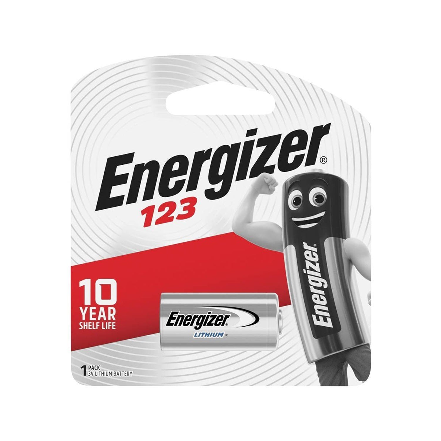 Energizer 3 V Lithium Photo 1 Pack Cr123 (Moq6) Battery