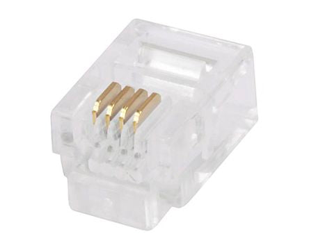 Rj12 Plug Modular 6 W4 P Multi X98064 *Dbk*