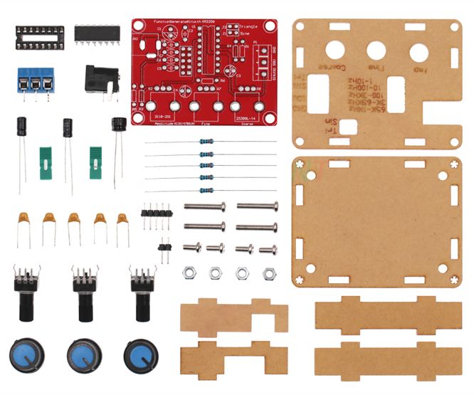 Function / Signal Generator Diy Kit Unassembled Xr2206 Cp Diy