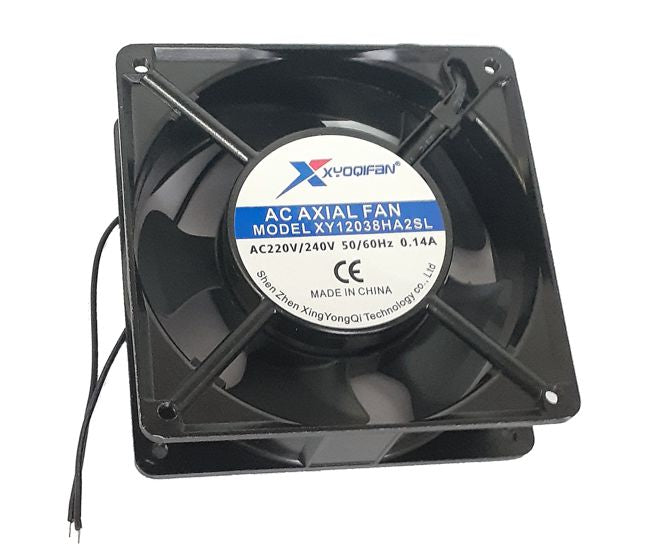 220 V Axial Fan 120sqx38mm Bal 87 Cfm Leads Xy12038 Ha2 Bl