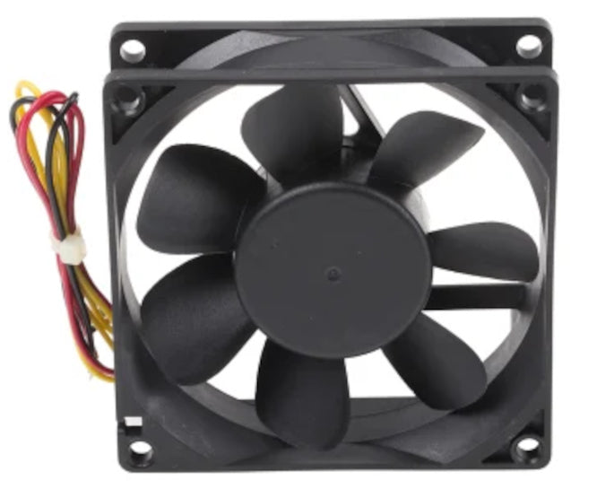 24 Vdc Axial Fan 80sqx25mm Bal 41 Cfm Lead Xy8025 B24 M