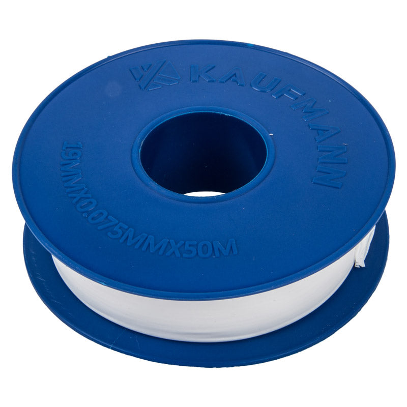 Pipe Thread Seal Tape 19 Mm X0.075 Mmx50 M