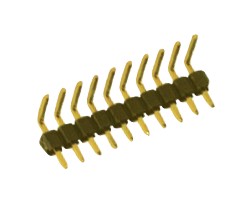 2.54mm Header Sil R/A 10 W 6x3mm Yvr10