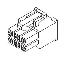 Housing Socket Dual 06 W 5557 Yy8 Cra06