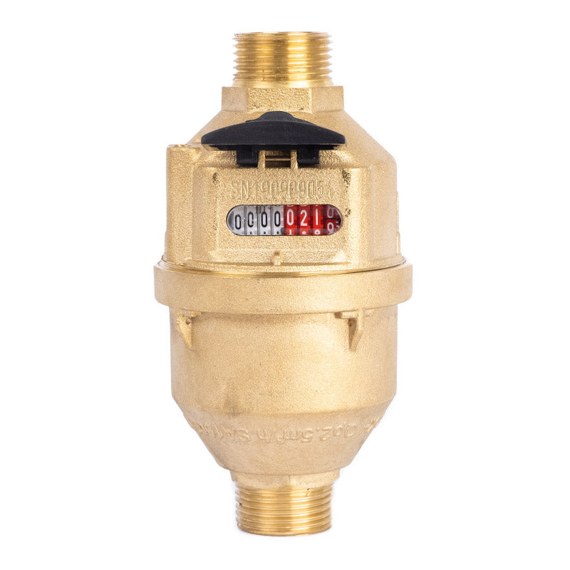 Water Meter 20 Mm Piston Type Brass