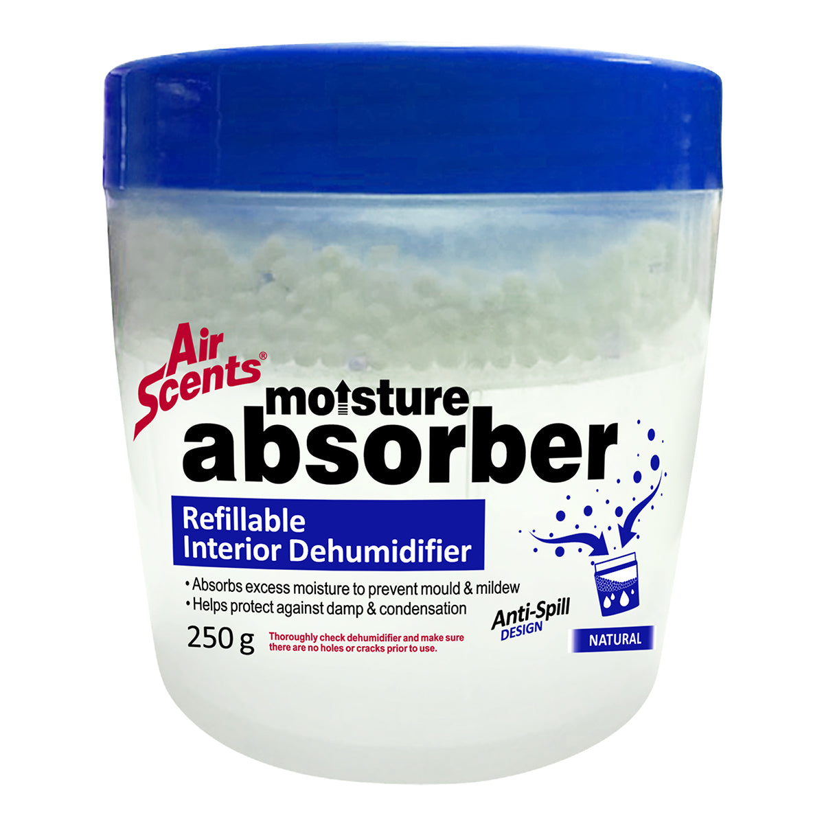 Air Scents Moisture Absorb Refillable Nat 250 G