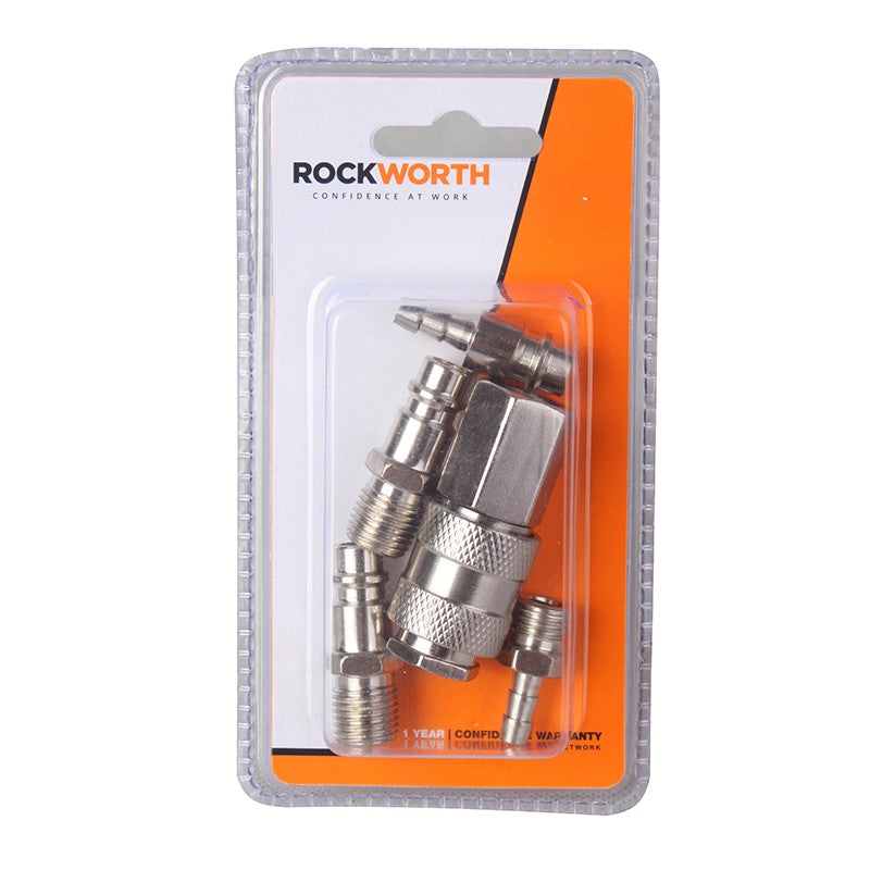 Rockworth Coupler Hose Set 5 Piece