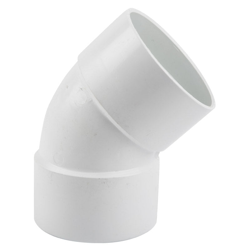 Pvc Gutter Round Downpipe Bend 45 Deg