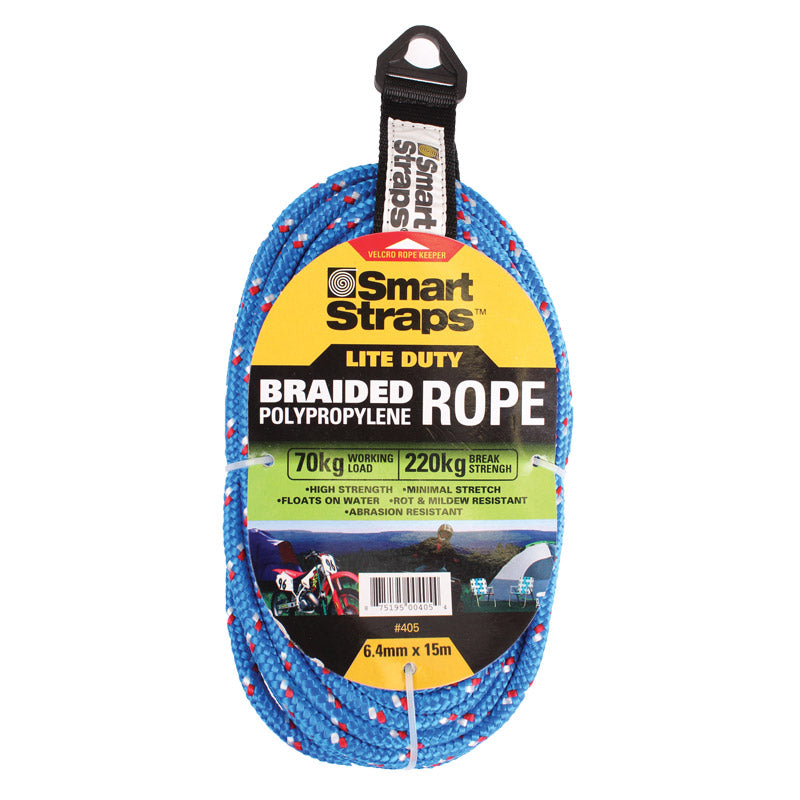 Braided Polypropylene Rope 6.4 Mm 15 M