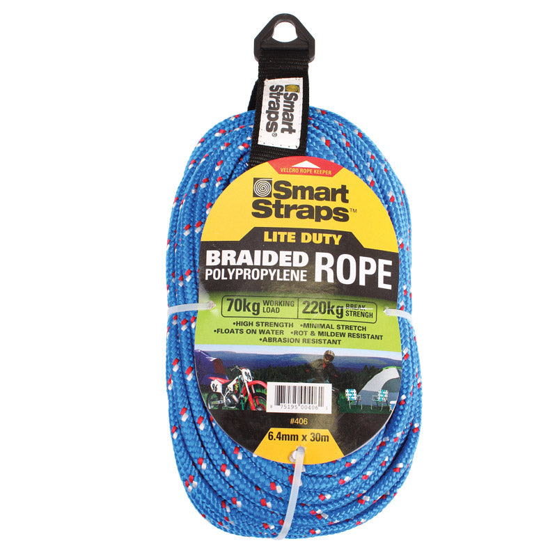 Braided Polypropylene Rope 6.4 Mm 30 M