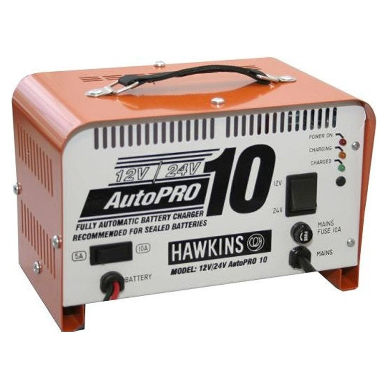 Hawkins Battery Charger Auto Pro 10 12/24 V