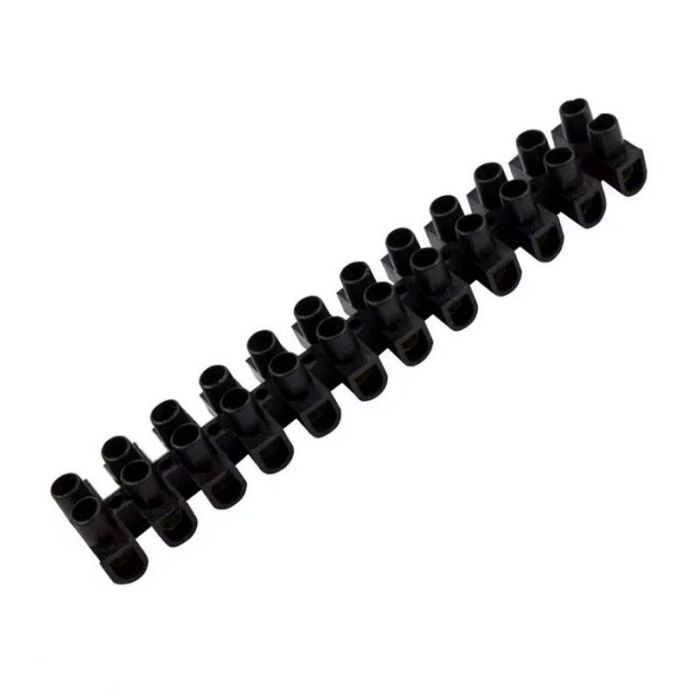 United Electrical Strip Connector Black 15 A