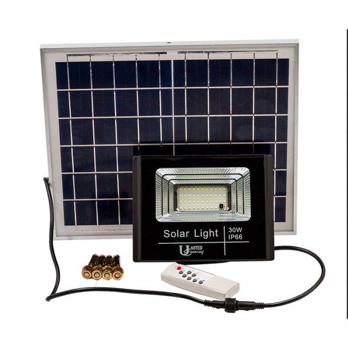 United Floodlight Led Solar 30 W